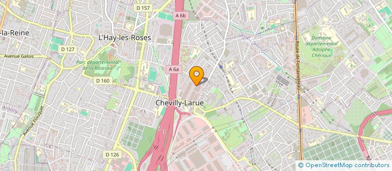 localisation de l'entreprise SCI LE CAP  L'HAY-LES-ROSES