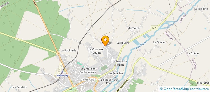 localisation de l'entreprise SCI LE CAP à VALENCAY