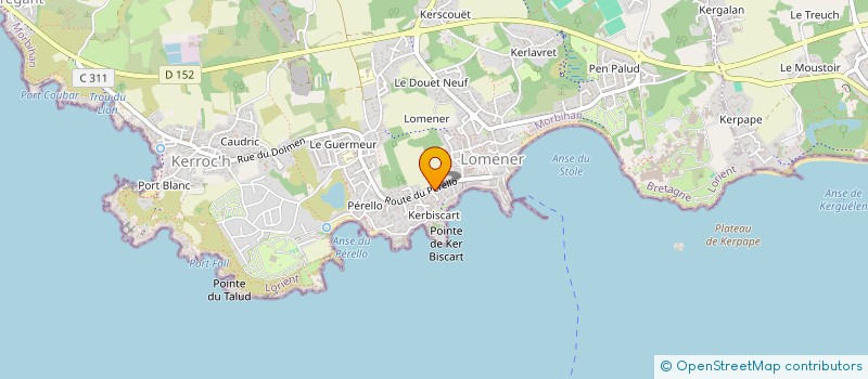 localisation de l'entreprise SCI LE CAP à PLOEMEUR