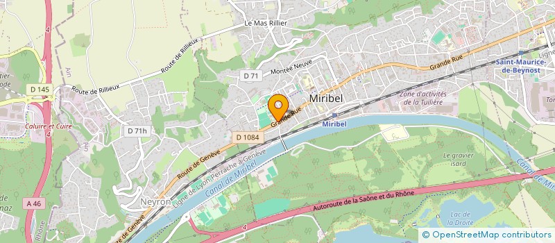 localisation de l'entreprise SCI LE CAP à MIRIBEL