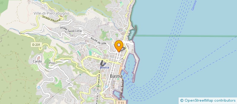 localisation de l'entreprise SCI LE CAP à BASTIA