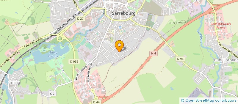 localisation de l'entreprise SCI LE CAP à SARREBOURG