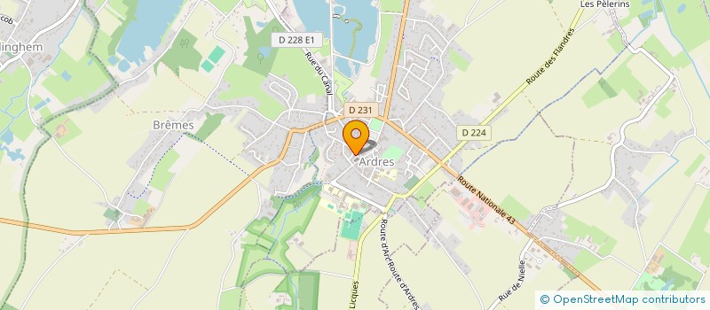 localisation de l'entreprise SCI LE CAP  ARDRES