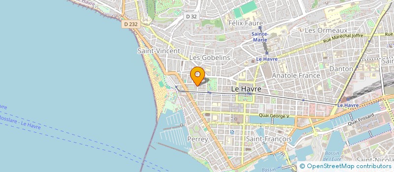 localisation de l'entreprise SCI LE CAP à LE HAVRE