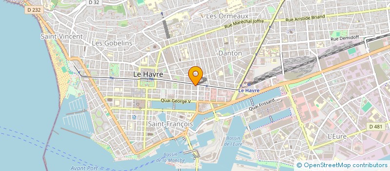 localisation de l'entreprise SCI LE CAP DE LA HEVE  LE HAVRE