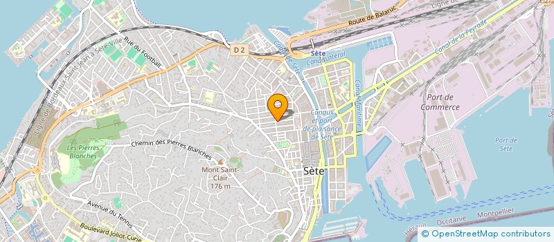 localisation de l'entreprise SCI LE CAP DE SETE  SETE