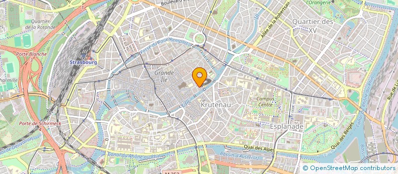 localisation de l'entreprise SCI LE CAP DU TRIANGLE  STRASBOURG