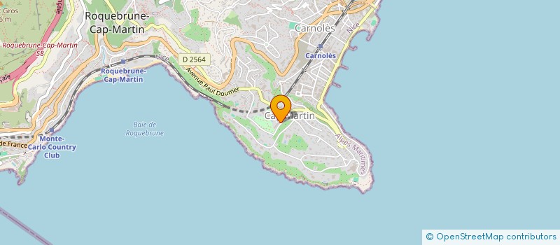 localisation de l'entreprise SCI LE CAP MARTIN à ROQUEBRUNE-CAP-MARTIN
