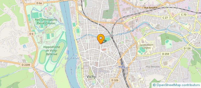 localisation de l'entreprise SCI LE CAPITAINE à VICHY