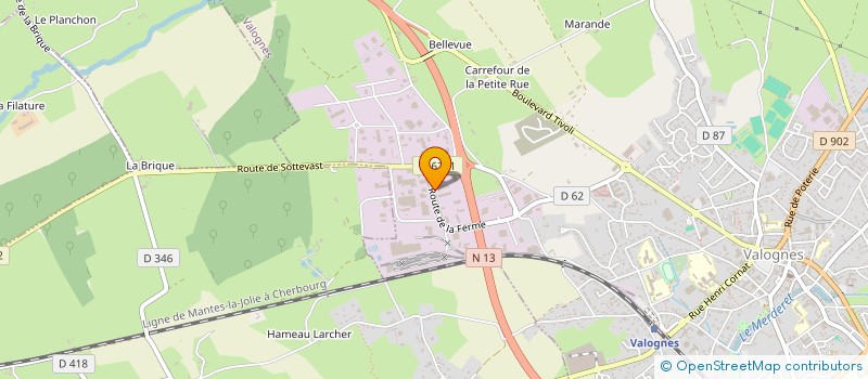 localisation de l'entreprise SCI LE CAPITAINE  YVETOT-BOCAGE