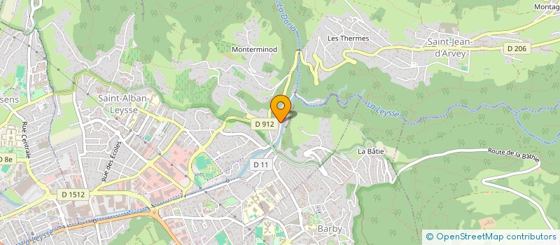 localisation de l'entreprise SCI LE CAPITAN  SAINT-JEAN-D ARVEY