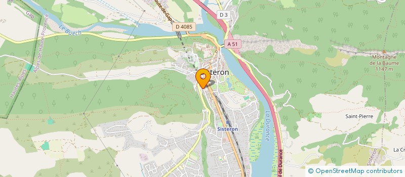 localisation de l'entreprise SCI LE CAPITOL  SISTERON