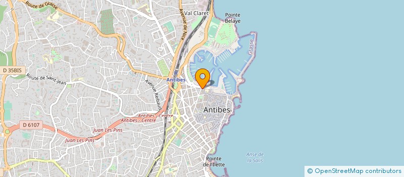 localisation de l'entreprise SCI LE CAPITOLE à ANTIBES