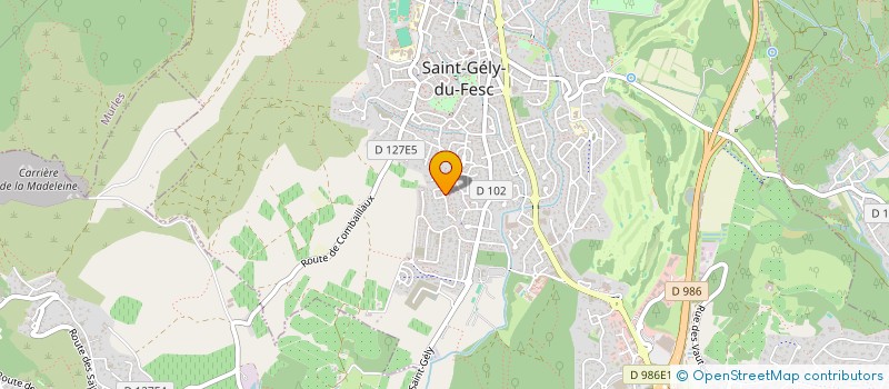 localisation de l'entreprise SCI LE CAPITOLE  SAINT-GELY-DU-FESC