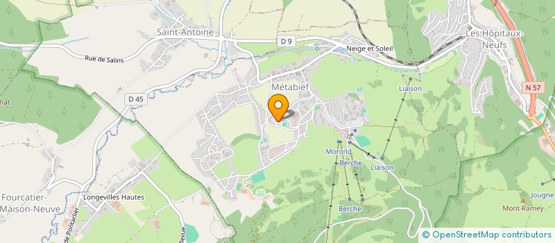 localisation de l'entreprise SCI LE CAPRICE  METABIEF