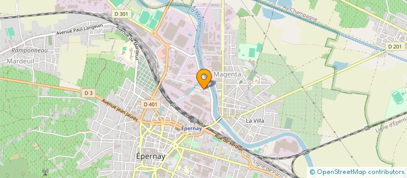 localisation de l'entreprise SCI LE CAPRICORNE à EPERNAY