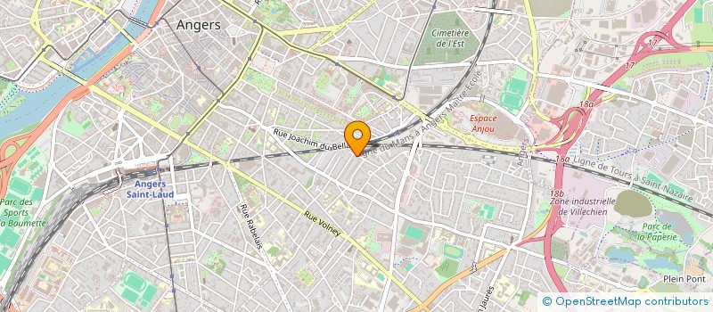 localisation de l'entreprise SCI LE CAPRICORNE à ANGERS