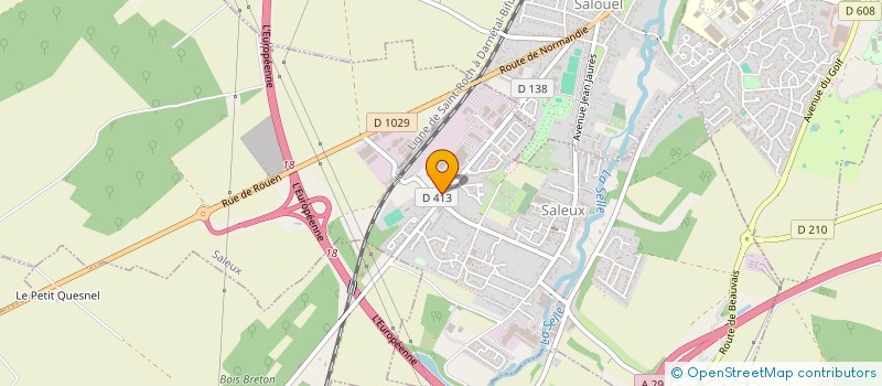 localisation de l'entreprise SCI LE CAPRON LAHAYE  SALEUX