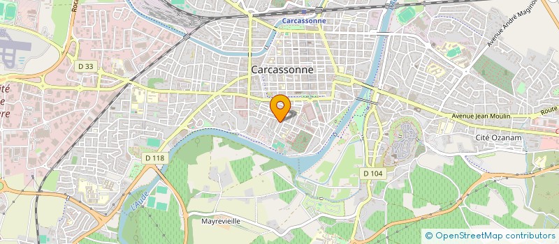 localisation de l'entreprise SCI LE CAPUCIN à CARCASSONNE