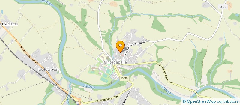 localisation de l'entreprise SCI LE CAPUS à CINTEGABELLE