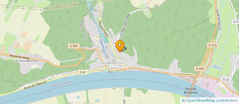 localisation de l'entreprise SCI LE CAR G.O.  RIVES-EN-SEINE