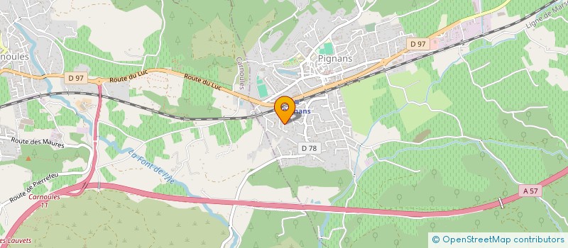 localisation de l'entreprise SCI LE CARAMY  PIGNANS