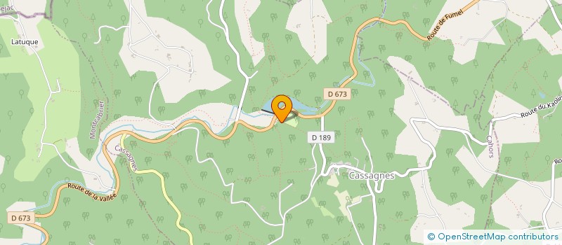 localisation de l'entreprise SCI LE CARBET  CASSAGNES