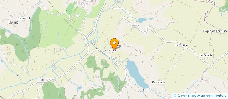 localisation de l'entreprise SCI LE CARBET  ROQUECOR