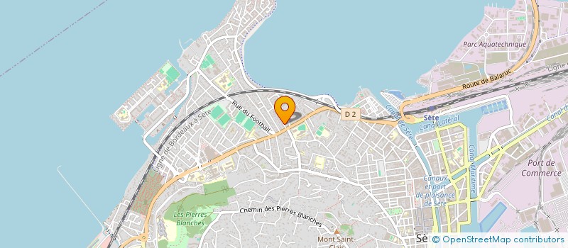 localisation de l'entreprise SCI LE CARDINAL  SETE