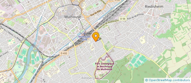 localisation de l'entreprise SCI LE CARDO  MULHOUSE