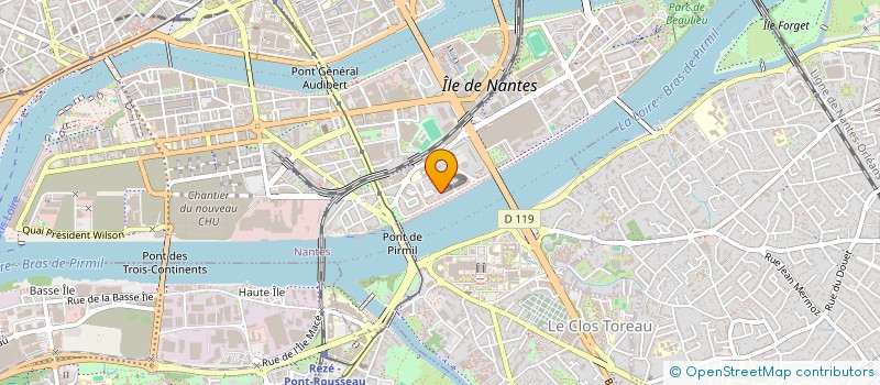 localisation de l'entreprise SCI LE CARGO à NANTES
