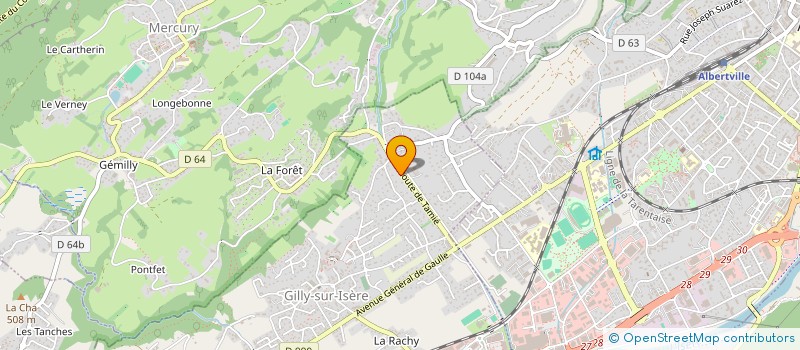 localisation de l'entreprise SCI LE CARIBOU  MERCURY