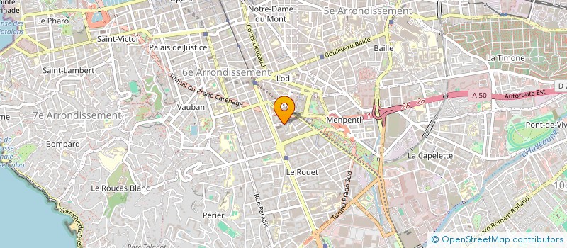 localisation de l'entreprise SCI LE CARIBOU à MARSEILLE