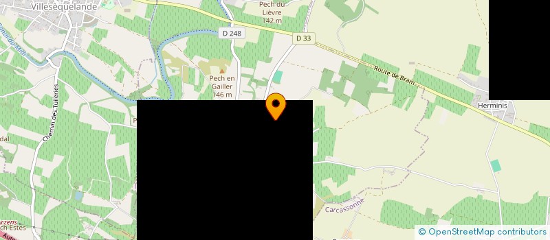 localisation de l'entreprise SCI LE CARIGNAN  CAUX-ET-SAUZENS