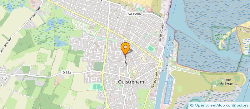 localisation de l'entreprise SCI LE CARILLON 2  OUISTREHAM