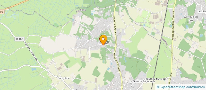 localisation de l'entreprise SCI LE CARILLON à SOULLANS