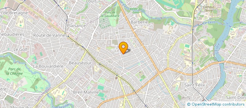 localisation de l'entreprise SCI LE CARILLON à NANTES