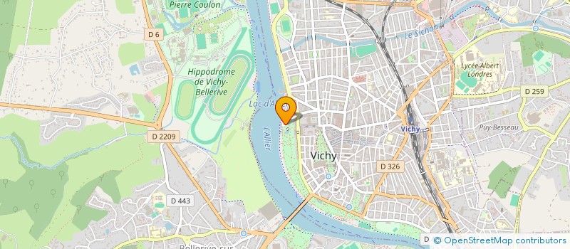 localisation de l'entreprise SCI LE CARL à VICHY