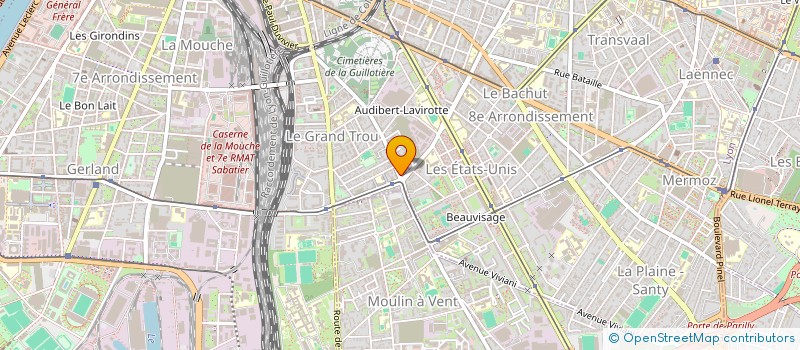 localisation de l'entreprise SCI LE CARNEL  LYON