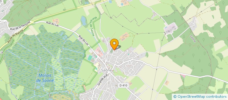 localisation de l'entreprise SCI LE CARNOT  SAONE