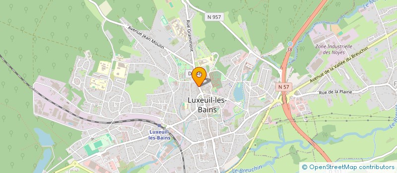 localisation de l'entreprise SCI LE CARNOT RICHET à LUXEUIL-LES-BAINS