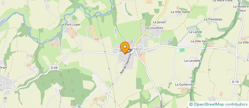 localisation de l'entreprise SCI LE CAROLIEN  BOURSEUL