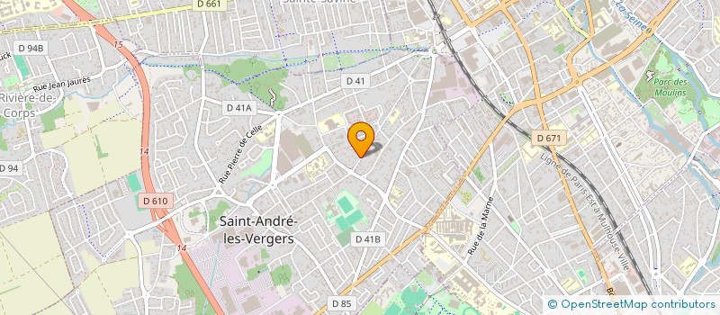 localisation de l'entreprise SCI LE CARON  SAINT-ANDRE-LES-VERGERS