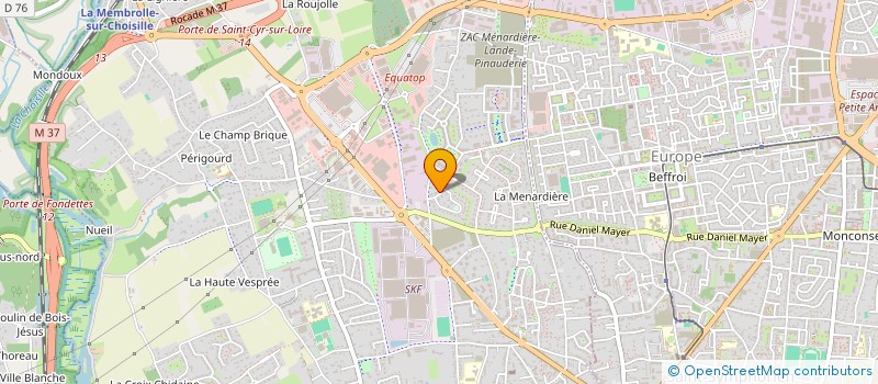localisation de l'entreprise SCI LE CAROY à SAINT-CYR-SUR-LOIRE