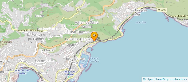 localisation de l'entreprise SCI LE CARRE à BEAULIEU-SUR-MER