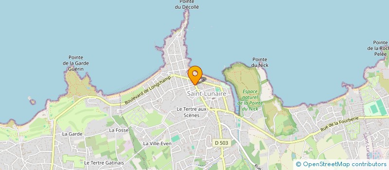 localisation de l'entreprise SCI LE CARRE  SAINT-LUNAIRE
