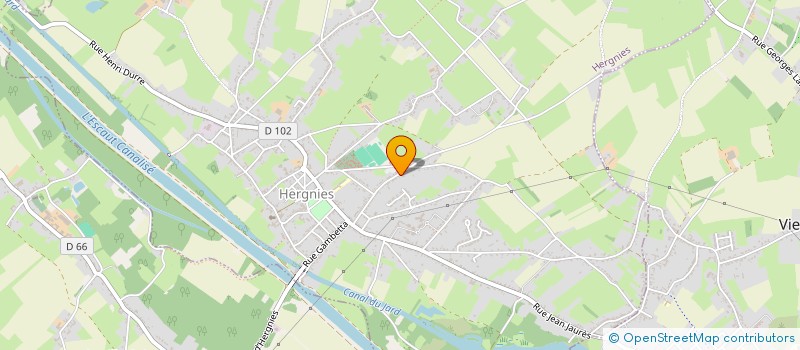 localisation de l'entreprise SCI LE CARRE LONG  HERGNIES