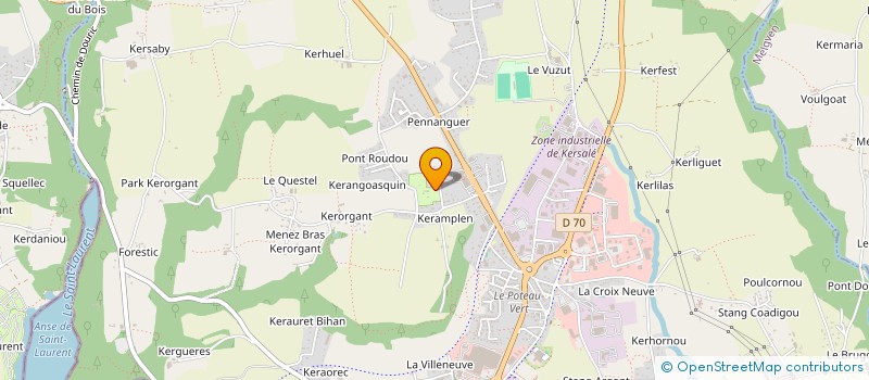 localisation de l'entreprise SCI LE CARRE LONG  CONCARNEAU