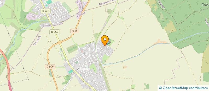 localisation de l'entreprise SCI LE CARREAU  AUMETZ