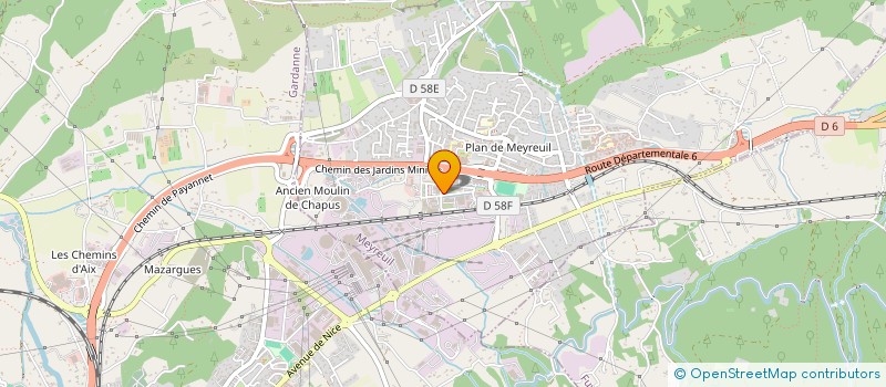 localisation de l'entreprise SCI LE CARREAU DE LA MINE  MEYREUIL